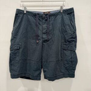 Abercrombie & Fitch Y2K Navy Blue Cargo Shorts Cotton Size XL